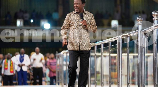 End SARS: Revolution in Nigeria, ‘everybody will be ready to die’ – How T.B Joshua warned